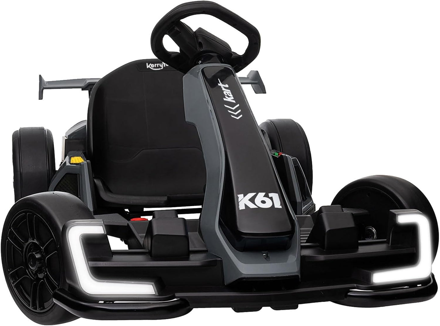 KerryYoo K61 Electric Drift Go Kart for Kids – Gray