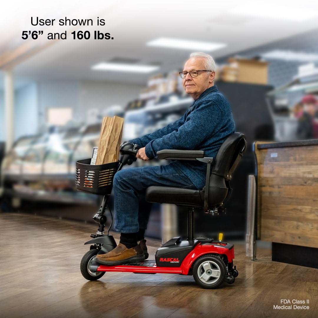 Rascal Venture 3-Wheel Portable Mobility Scooter