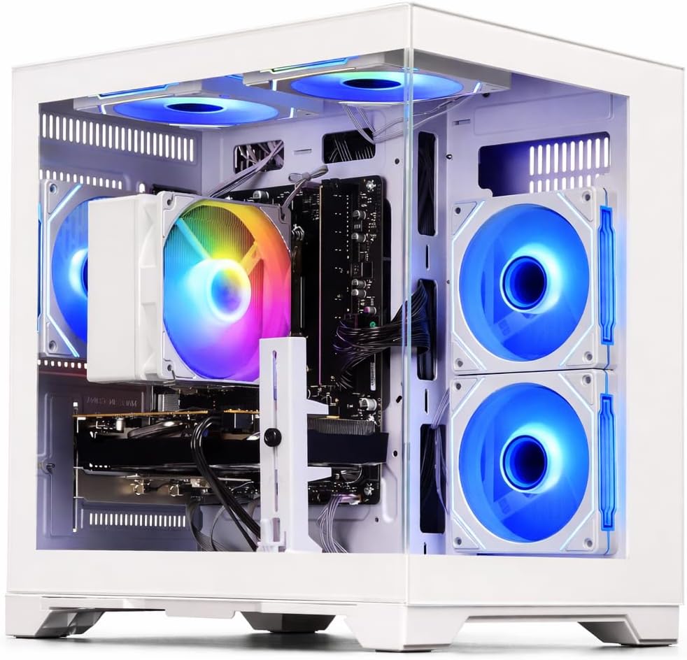 LXZ Gaming PC Desktop with Ryzen 5 5500 & GeForce RTX 3050