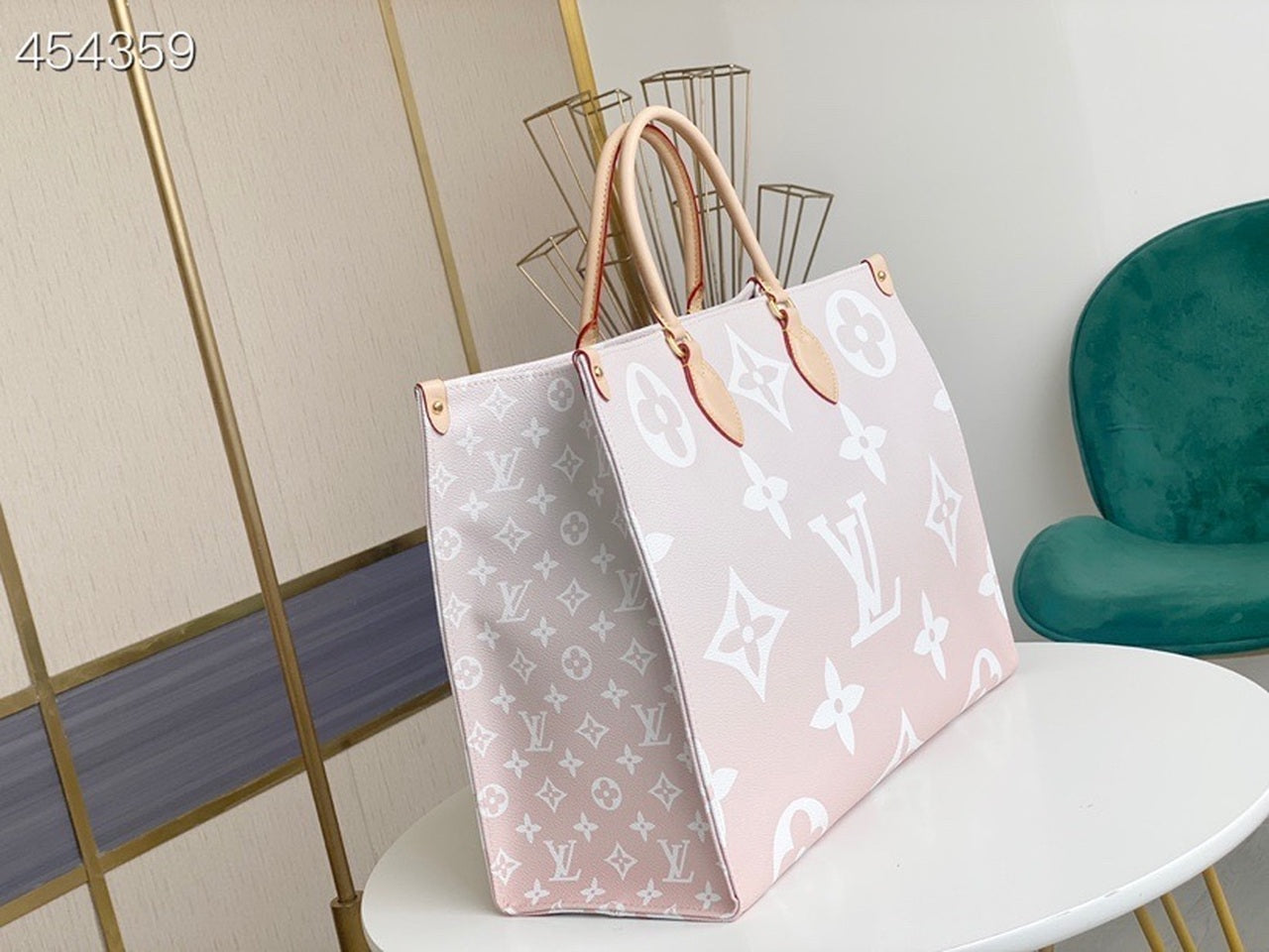 Louis Vuitton OnTheGo GM Bag 42cm Monogram Canvas Spring/Summer Collection M57640 Mist