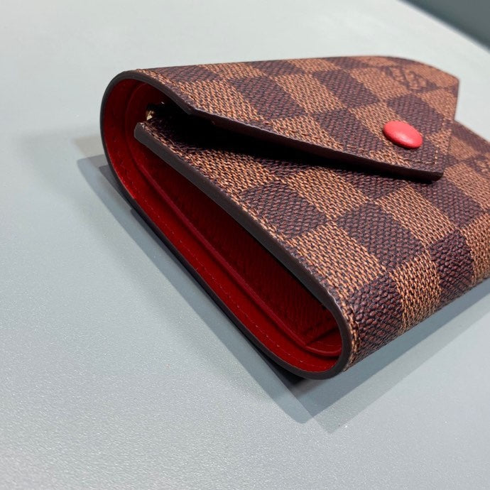 Louis Vuitton Damier Wallet 12cm Brown