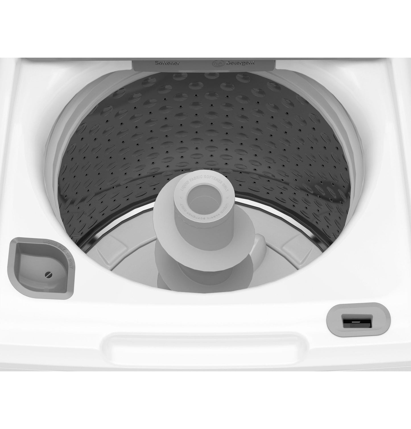 GE APPLIANCES GTW585BSVWS TRADITIONAL TOP LOAD WASHER White On Gray
