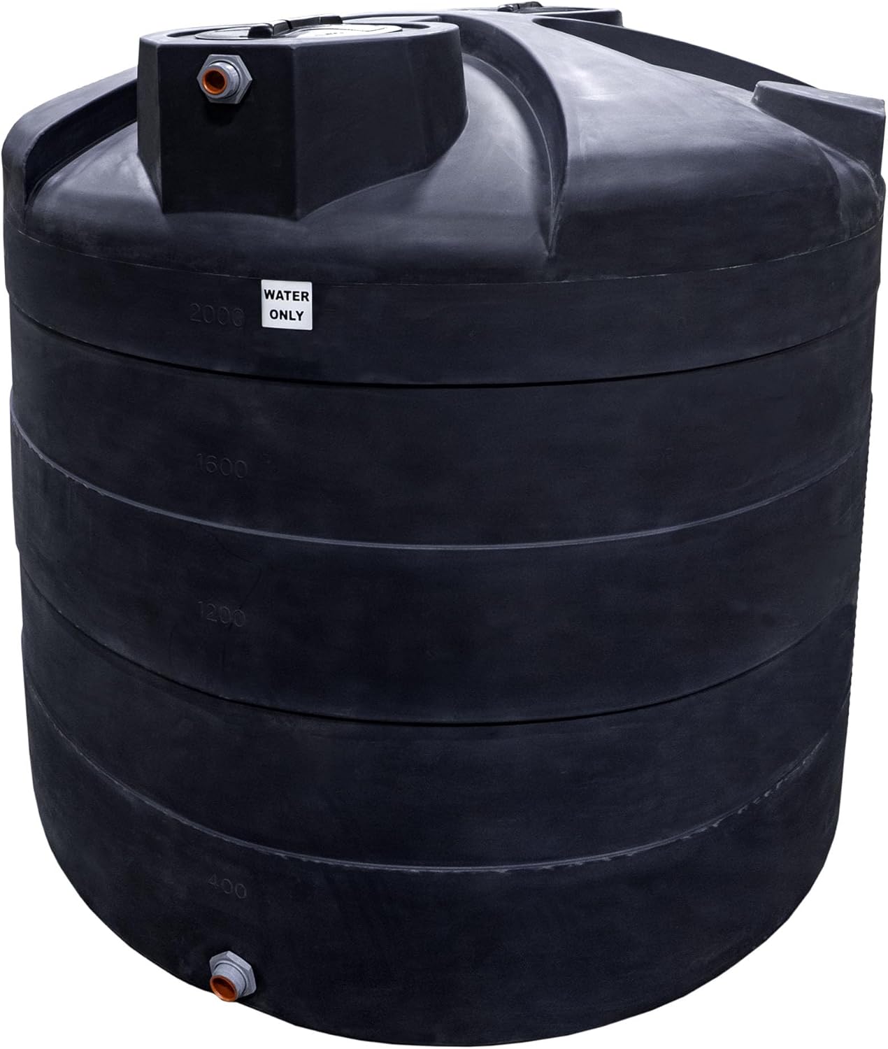 2500 Gallon Vertical Plastic Water Storage Tank