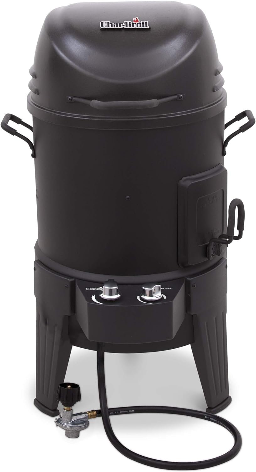 Charbroil The Big Easy TRU-Infrared 3-in-1 Smoker, Roaster Gas Grill, Black – 14101550