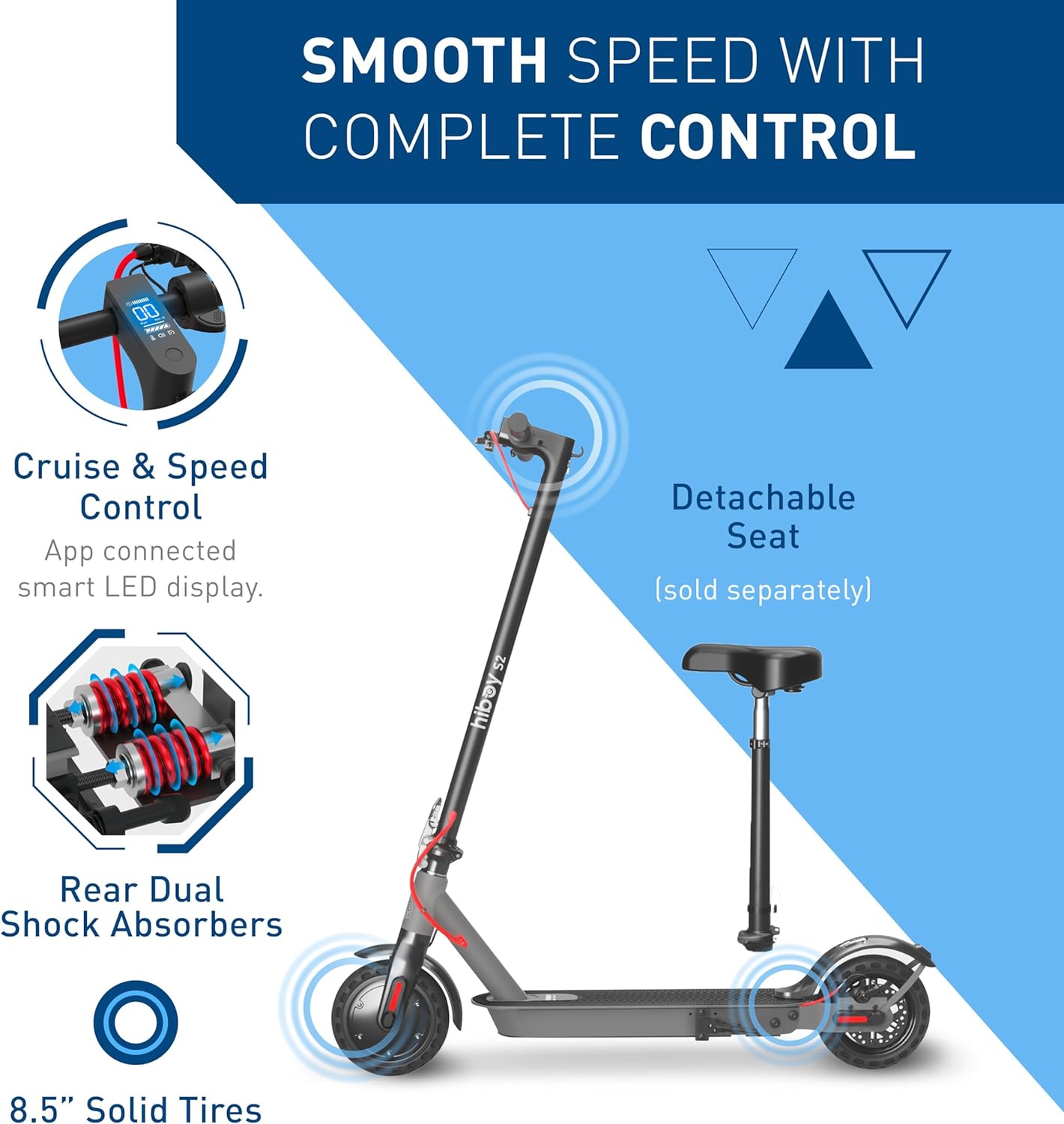 Hiboy S2 Electric Folding Scooter for Adults