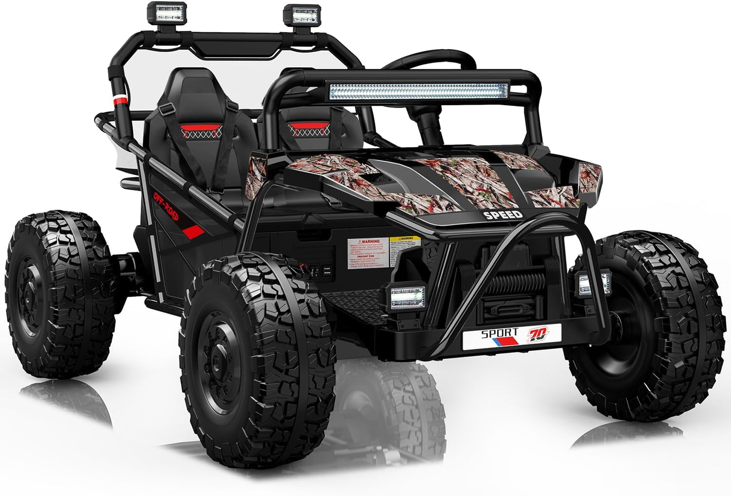 First Ride On 36V 2-Seater Kids Electric UTV Ride-On Car, 400W
