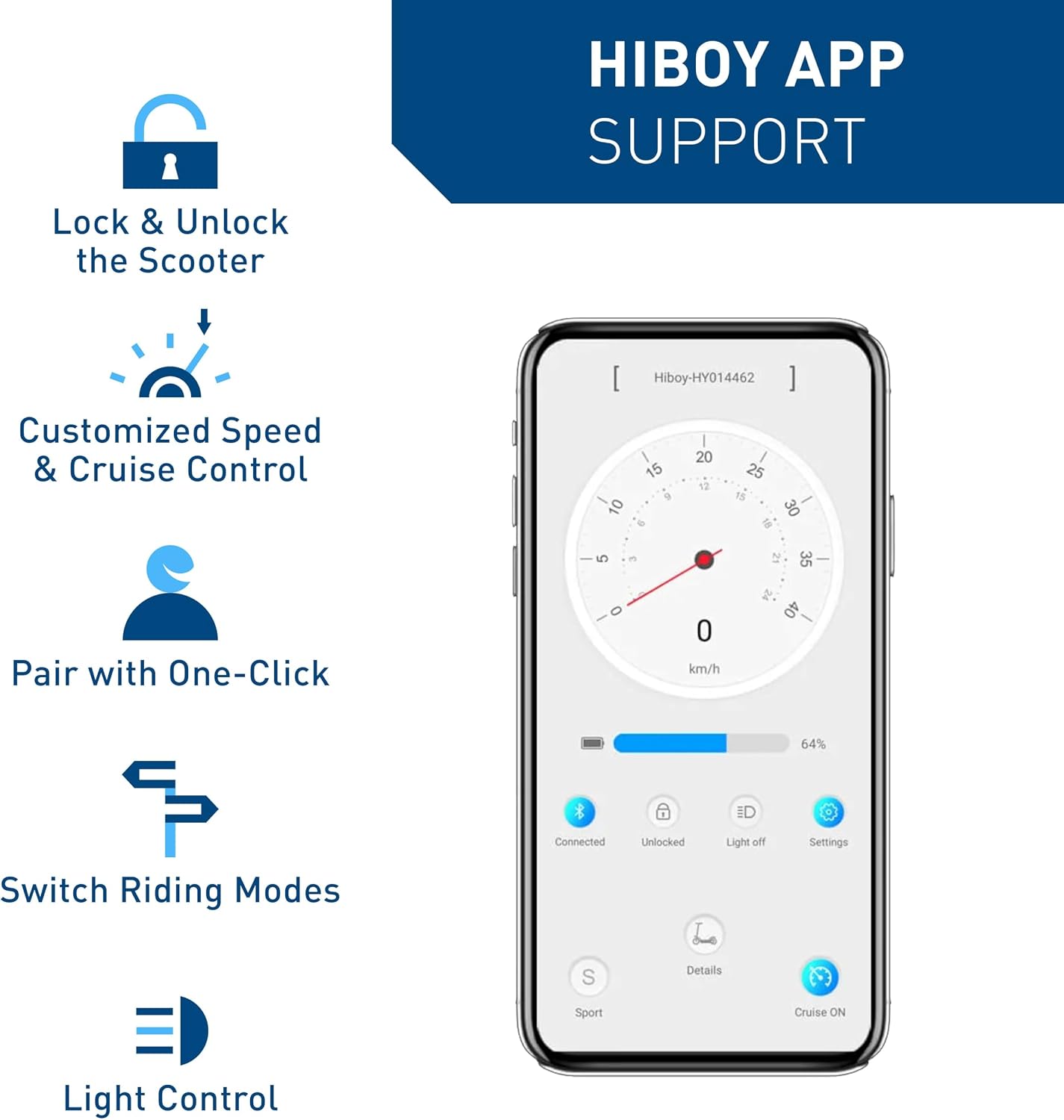 Hiboy S2 Electric Folding Scooter for Adults