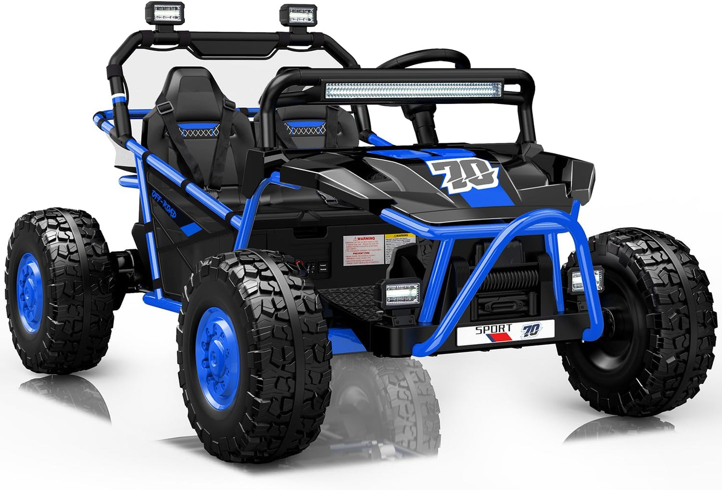 First Ride On 36V 2-Seater Kids Electric UTV Ride-On Car, 400W