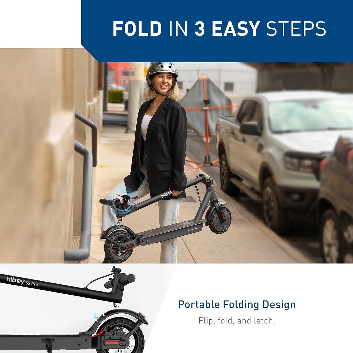 Hiboy S2 Pro Electric Folding Scooter for Adults