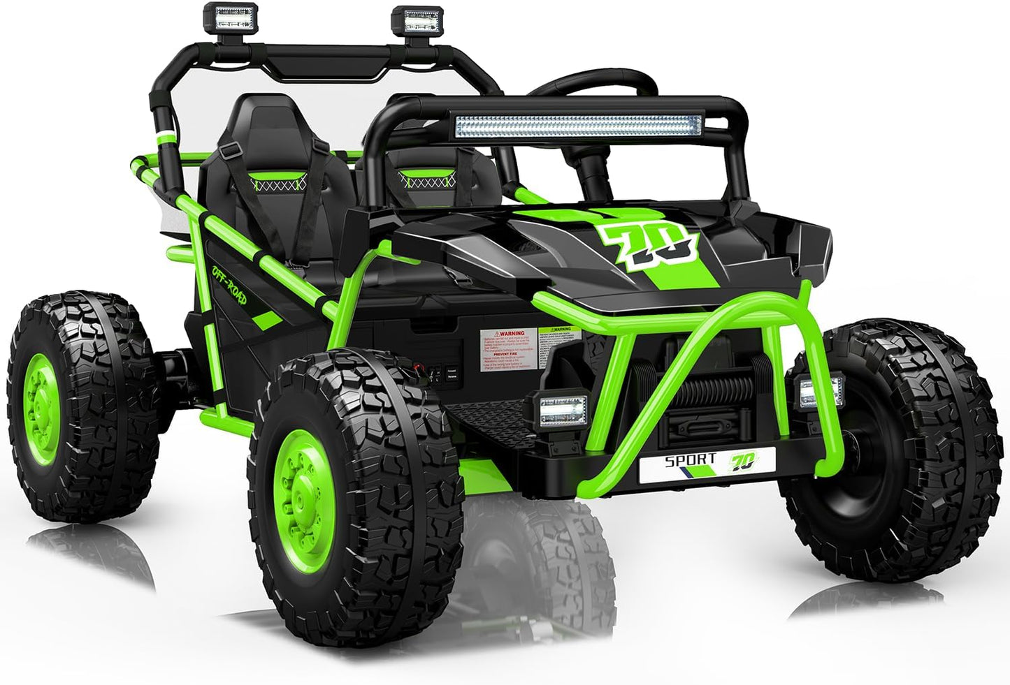 First Ride On 36V 2-Seater Kids Electric UTV Ride-On Car, 400W
