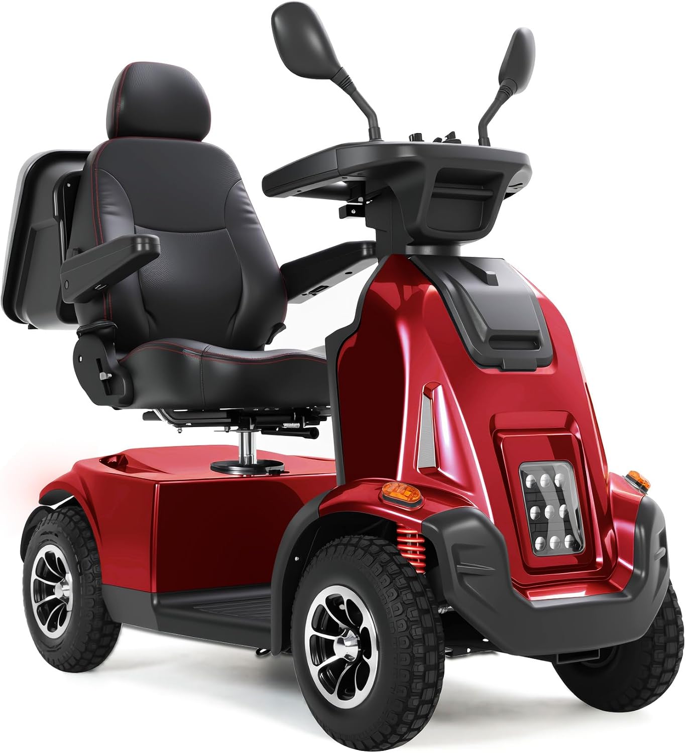 Ecomobi All-Terrain Heavy-Duty Mobility Scooter with 32-Mile Range