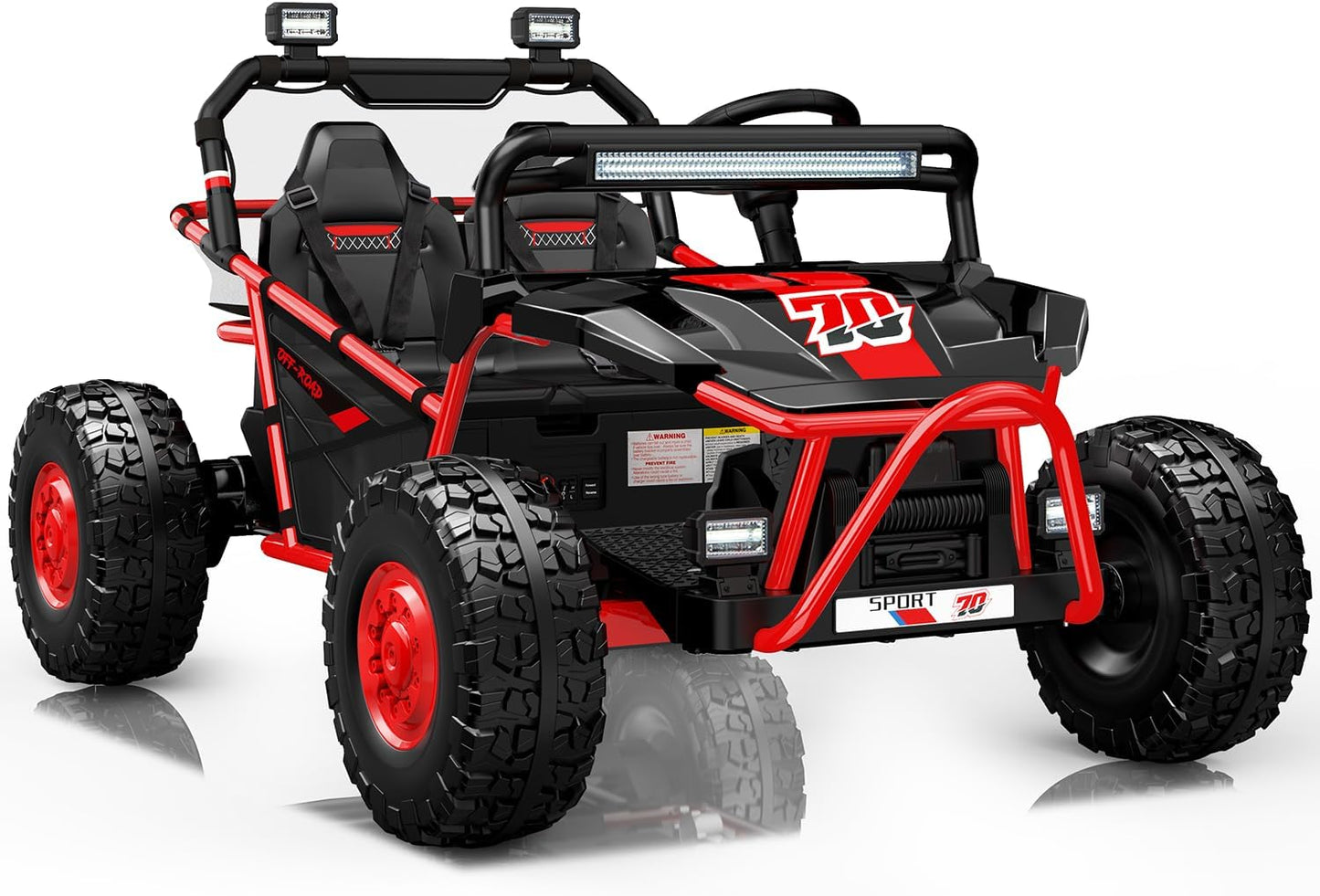 First Ride On 36V 2-Seater Kids Electric UTV Ride-On Car, 400W