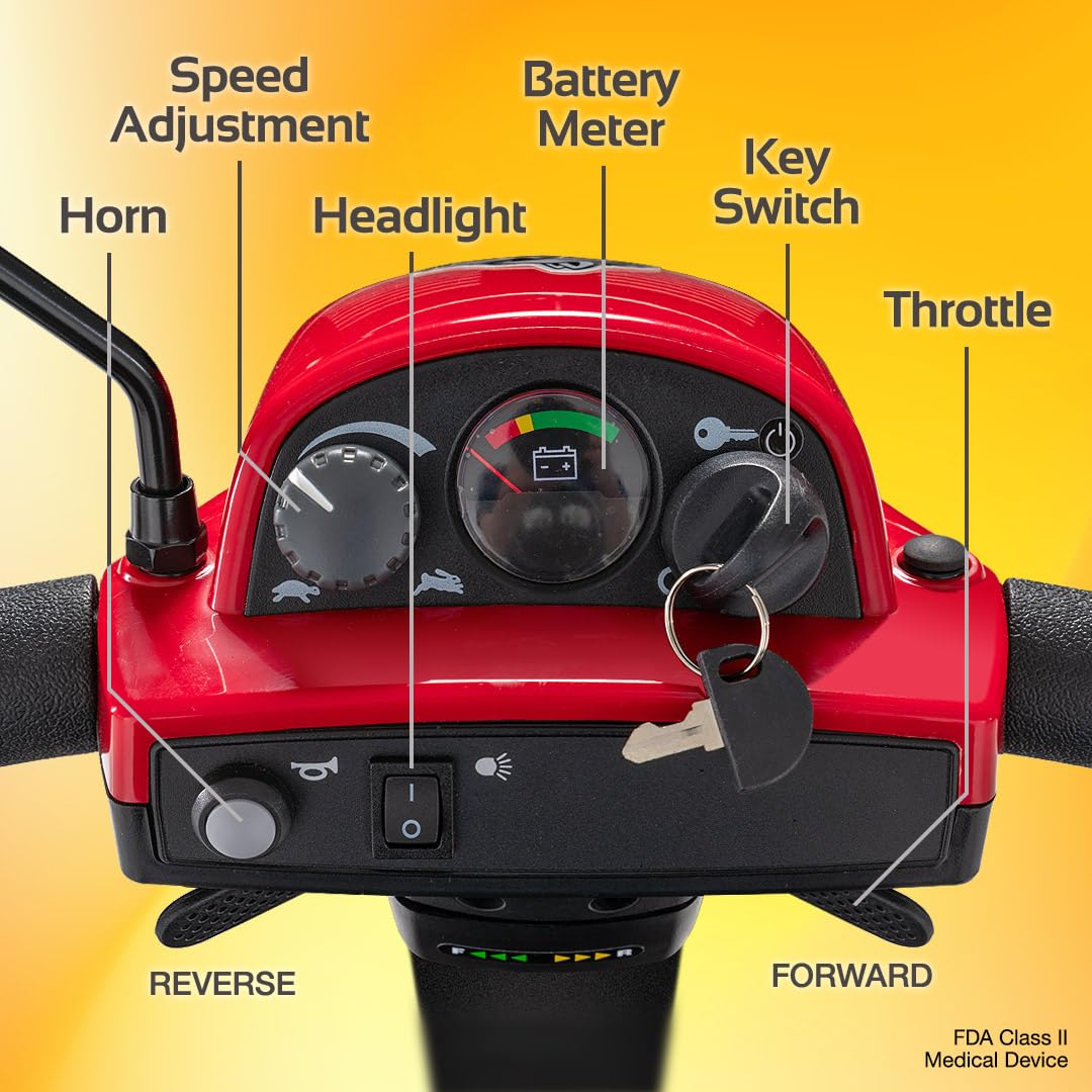 Rascal Conquest 4-Wheel Heavy-Duty Mobility Scooter