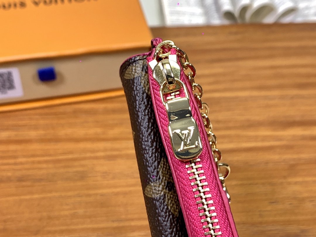 Louis Vuitton Recto Verso Monogram Wallet 13cm Red