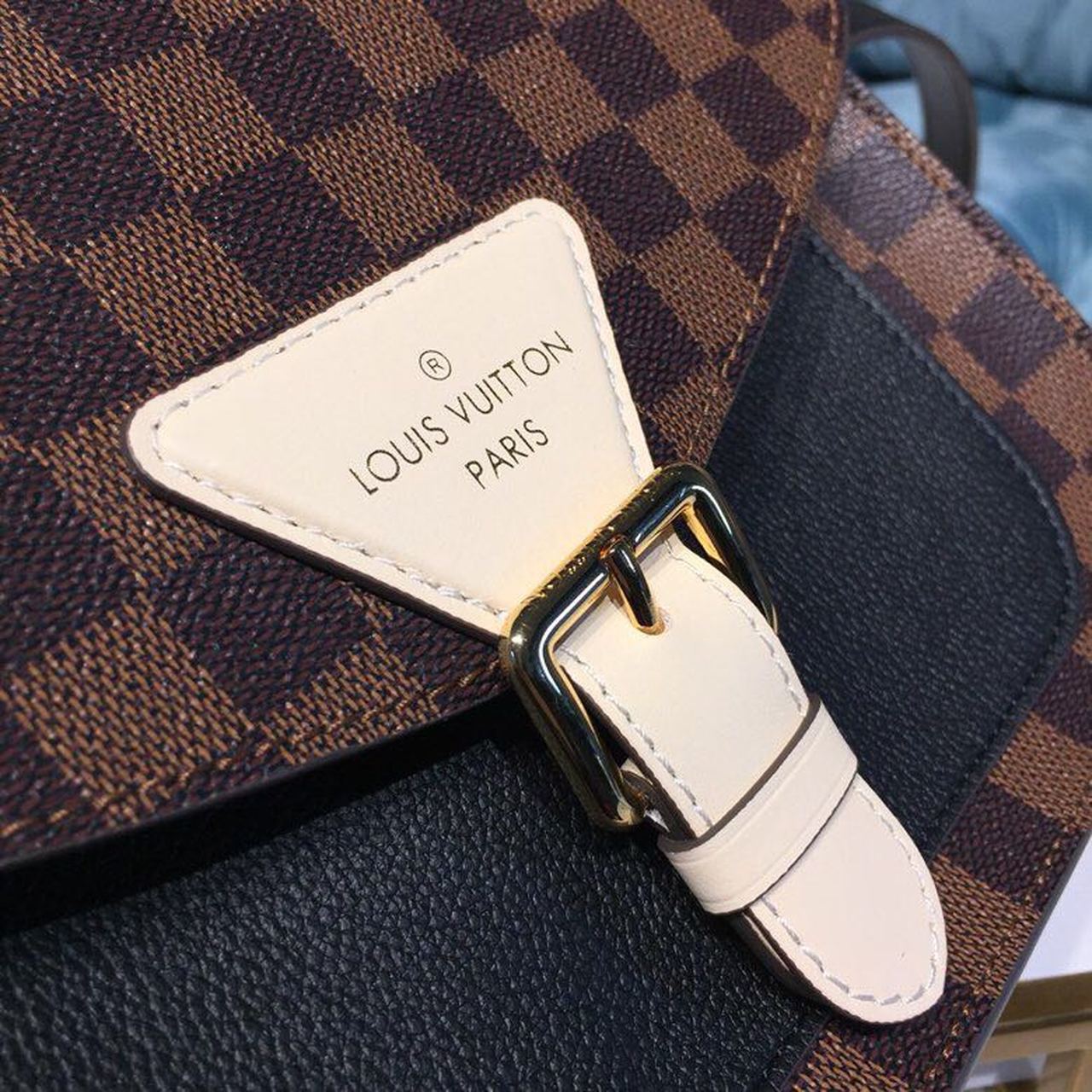 Louis Vuitton Trendy Crossbody Bag Damier Ebene Canvas Spring/Summer Collection N40146, Noir