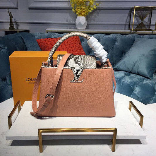 Louis Vuitton Capucines PM Bag 32cm Taurillon Leather Spring/Summer Collection N95383