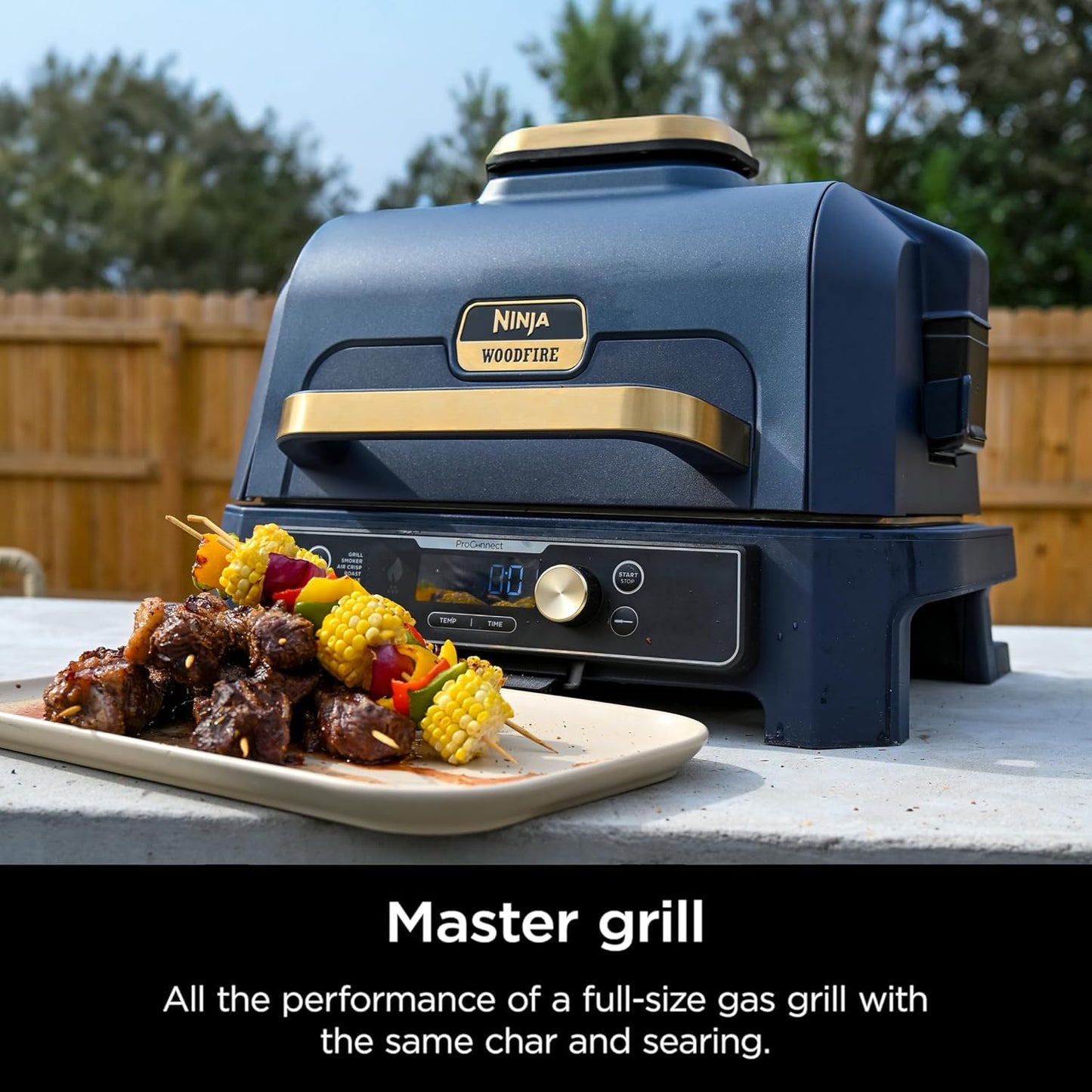 Ninja Woodfire Pro Connect XL 7-in-1 Outdoor Grill & Smoker