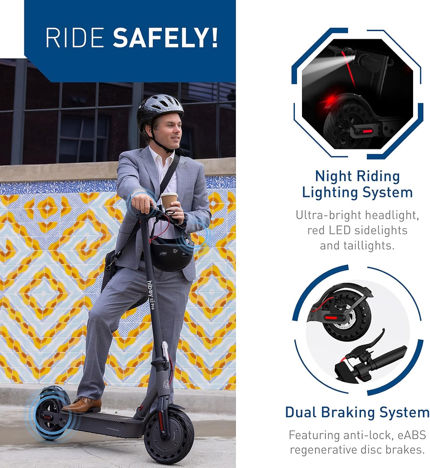 Hiboy S2 Pro Electric Folding Scooter for Adults