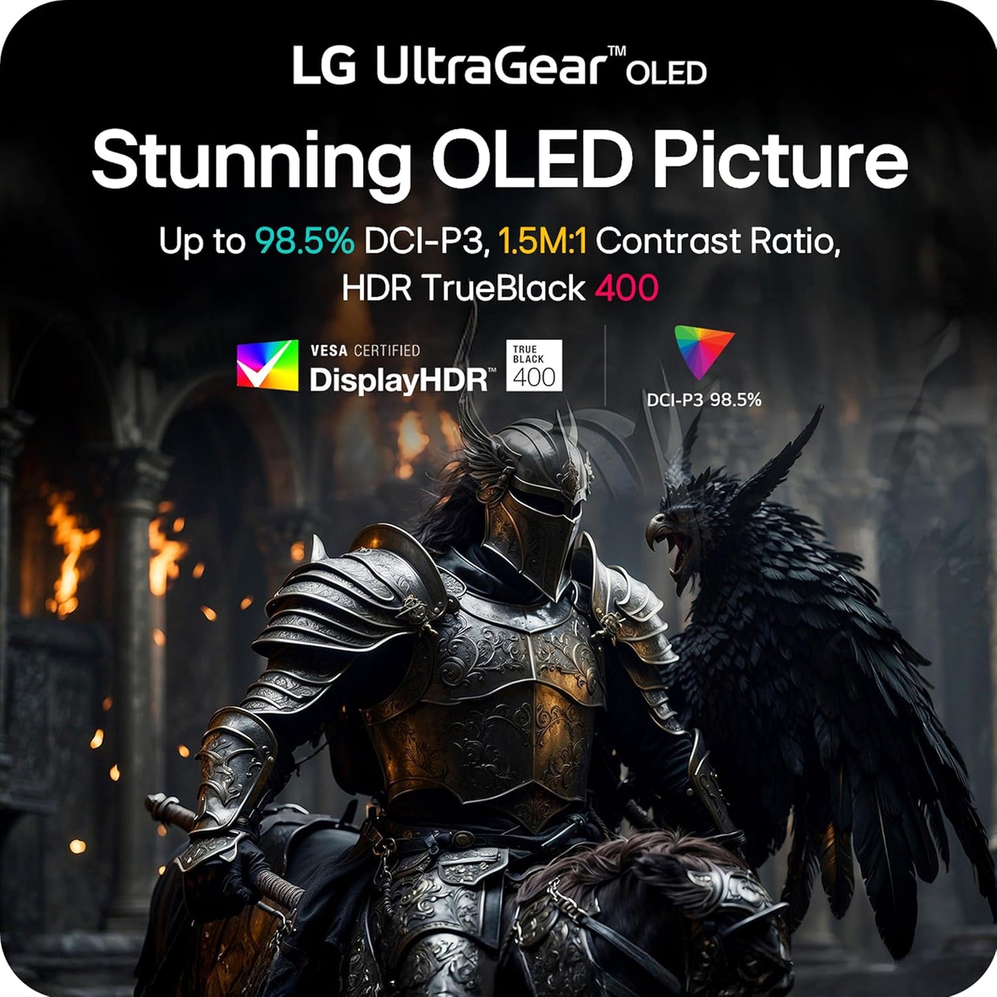 LG UltraGear 45" 5K2K OLED Curved Gaming Monitor, 165Hz