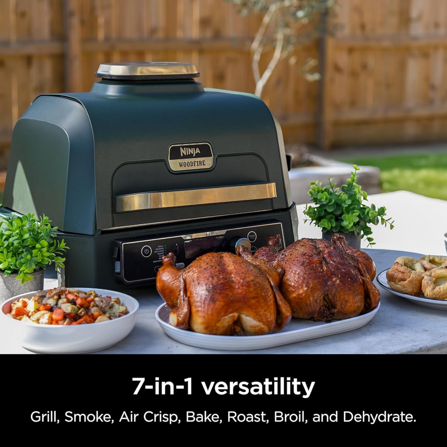 Ninja Woodfire Pro Connect XL 7-in-1 Outdoor Grill & Smoker