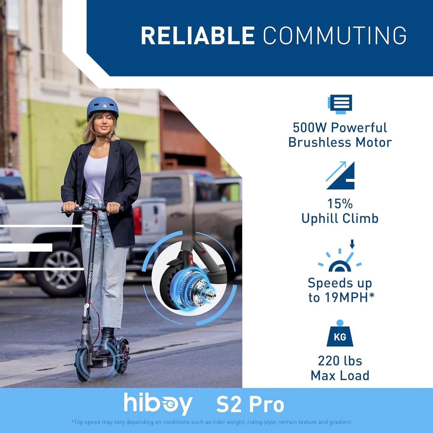 Hiboy S2 Pro Electric Folding Scooter for Adults