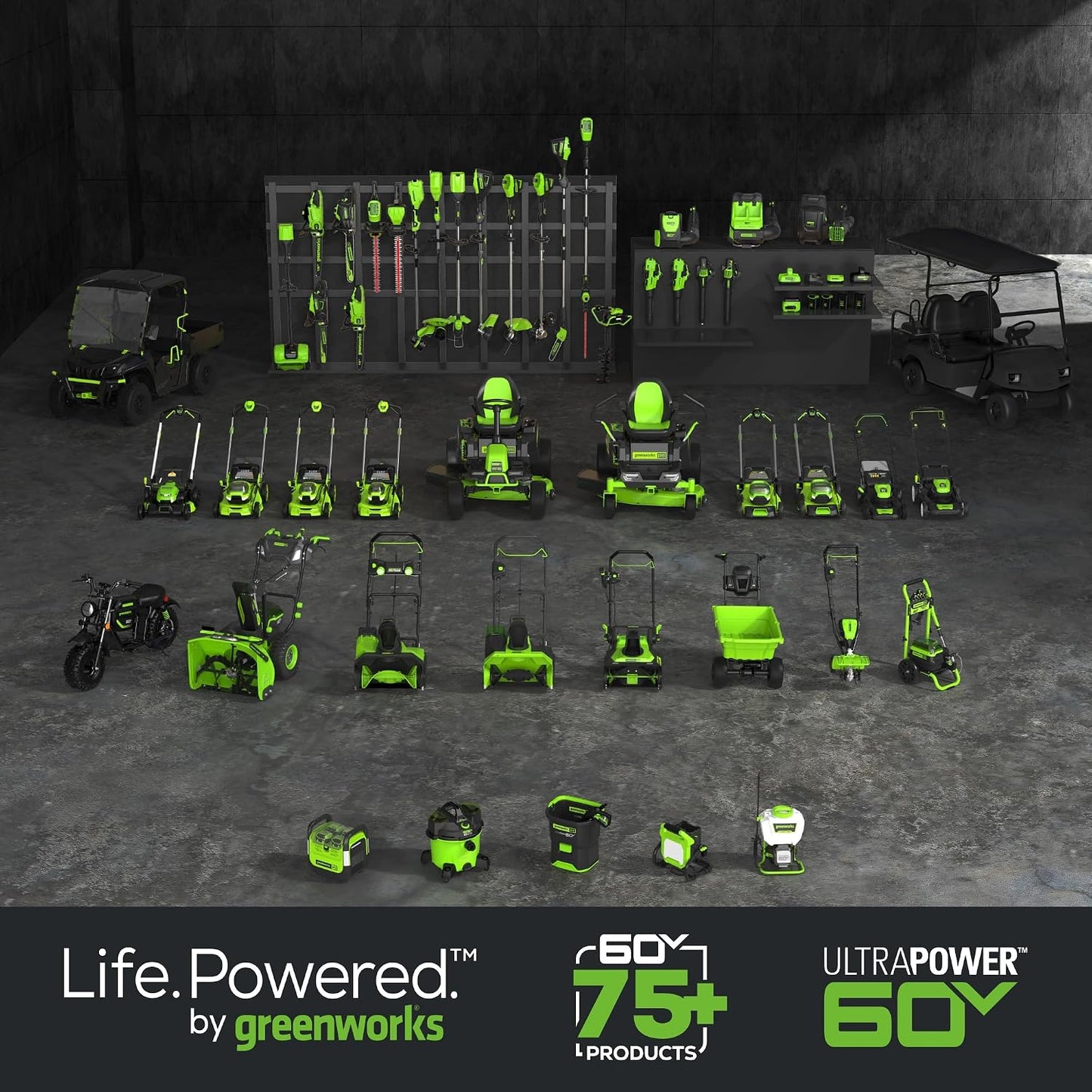 Greenworks 60V 30-Inch Riding Lawn Mower with Batteries & Charger