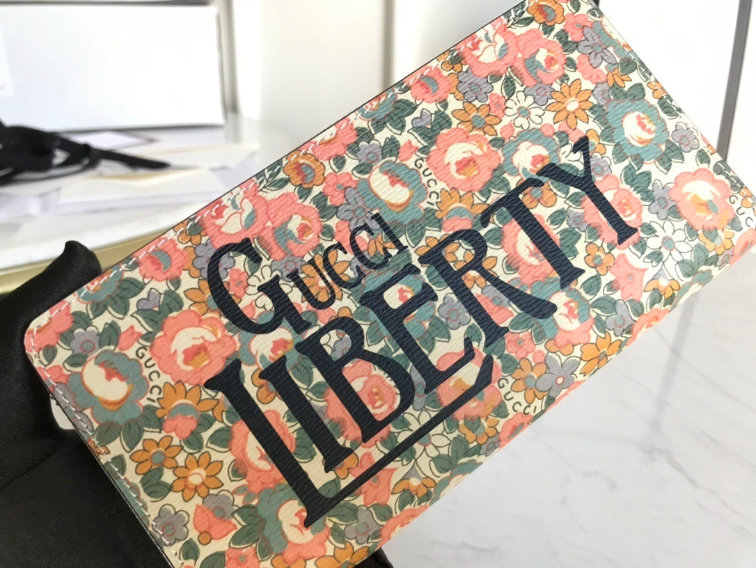 Liberty London Floral Printed Zip-around Wallet 19cm