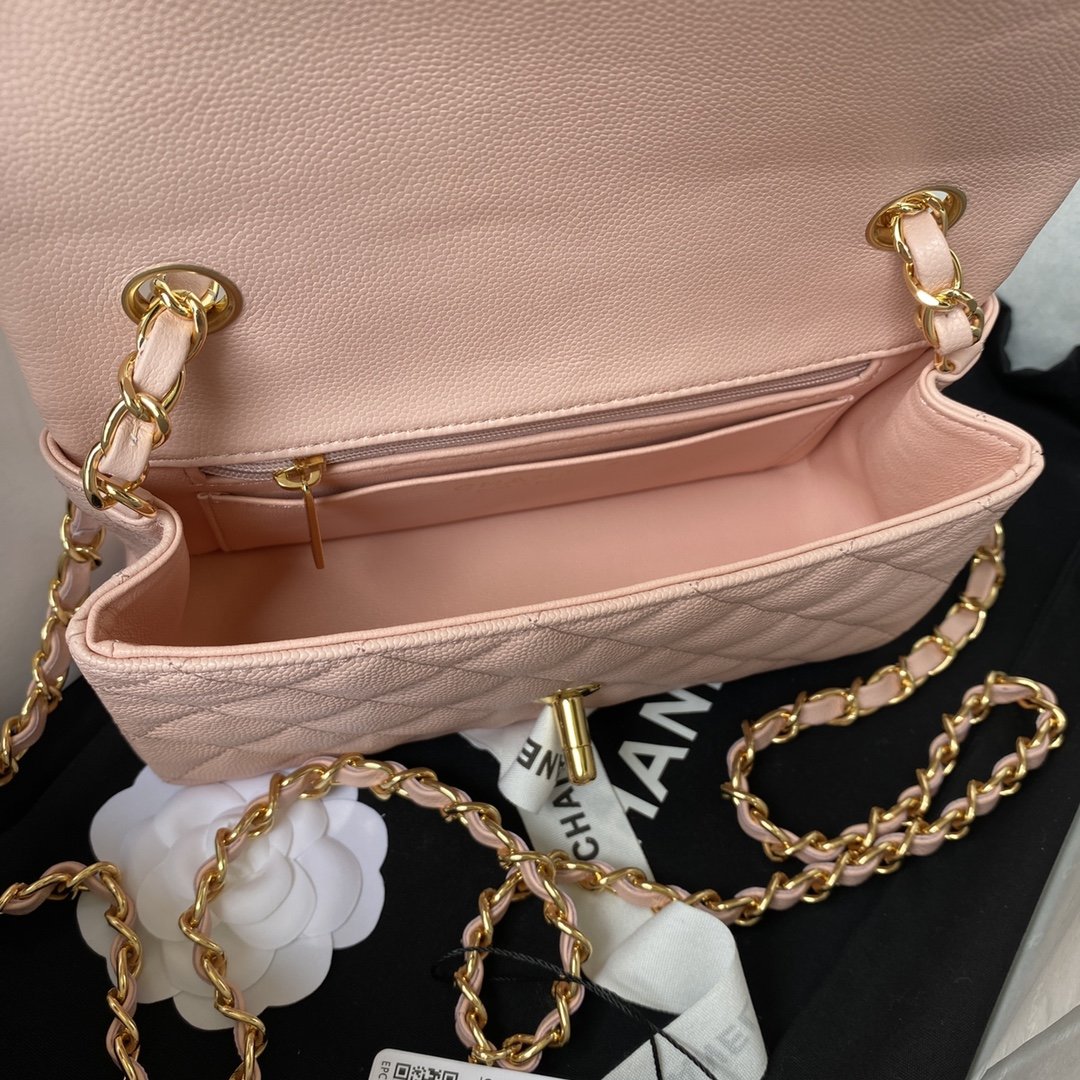 Chanel Mini Classic Flapbag 20cm Pink