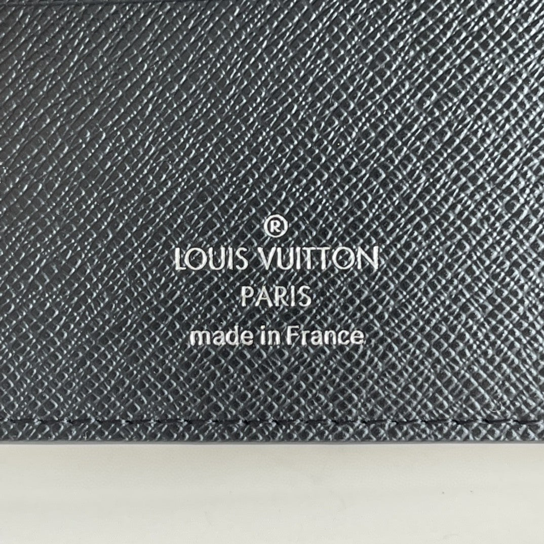 Louis Vuitton Amerigo Wallet 12cm Black