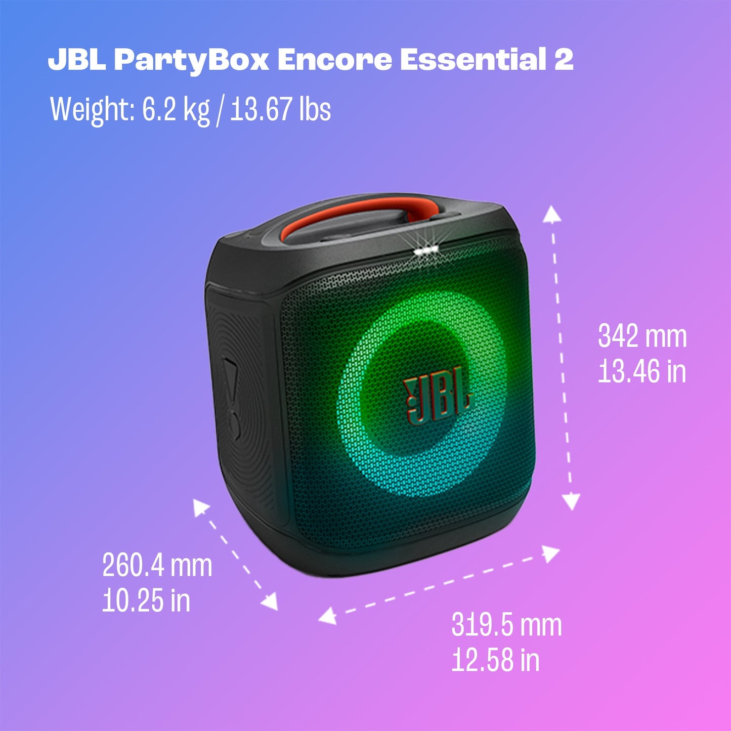 JBL PartyBox Encore Essential 2 - Portable party speaker - Black