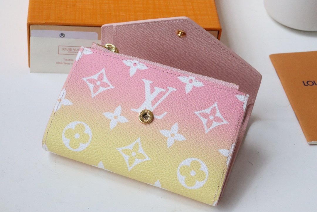 Louis Vuitton Vitorine Wallet 12cm Pink