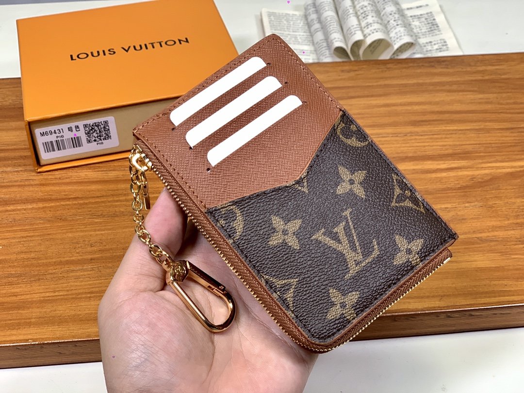Louis Vuitton Recto Verso Monogram Wallet 13cm Brown