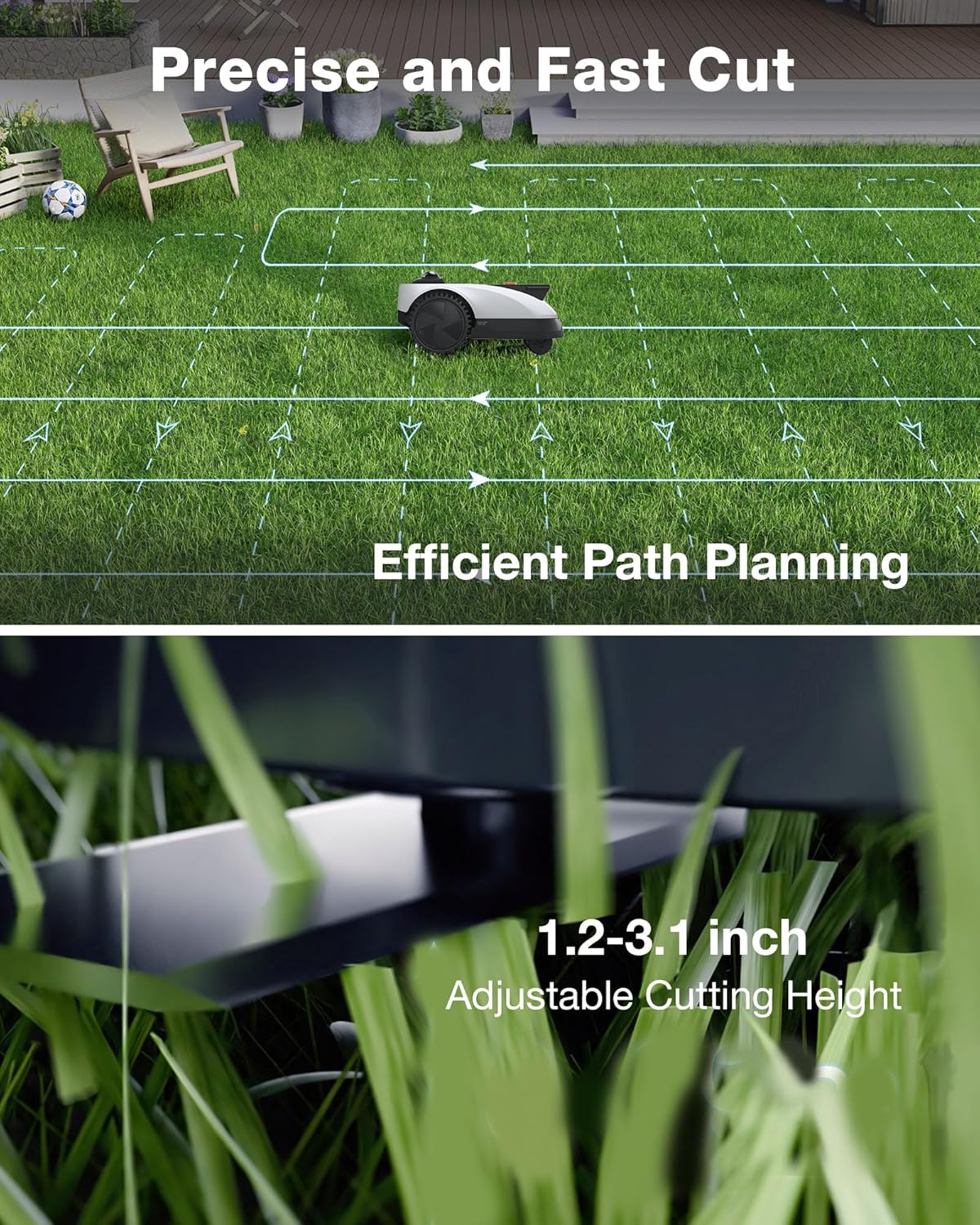 ECOVACS GOAT O1000 LiDAR PRO Robot Lawn Mower