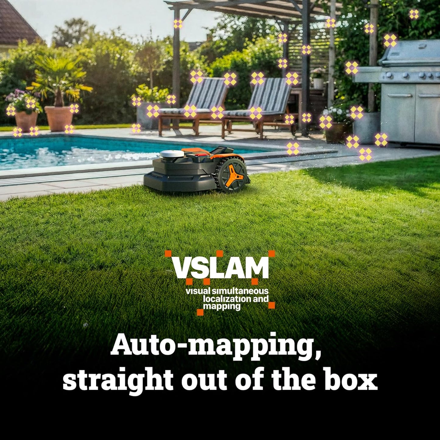 WORX Landroid Vision Cloud Robot Lawn Mower WR310