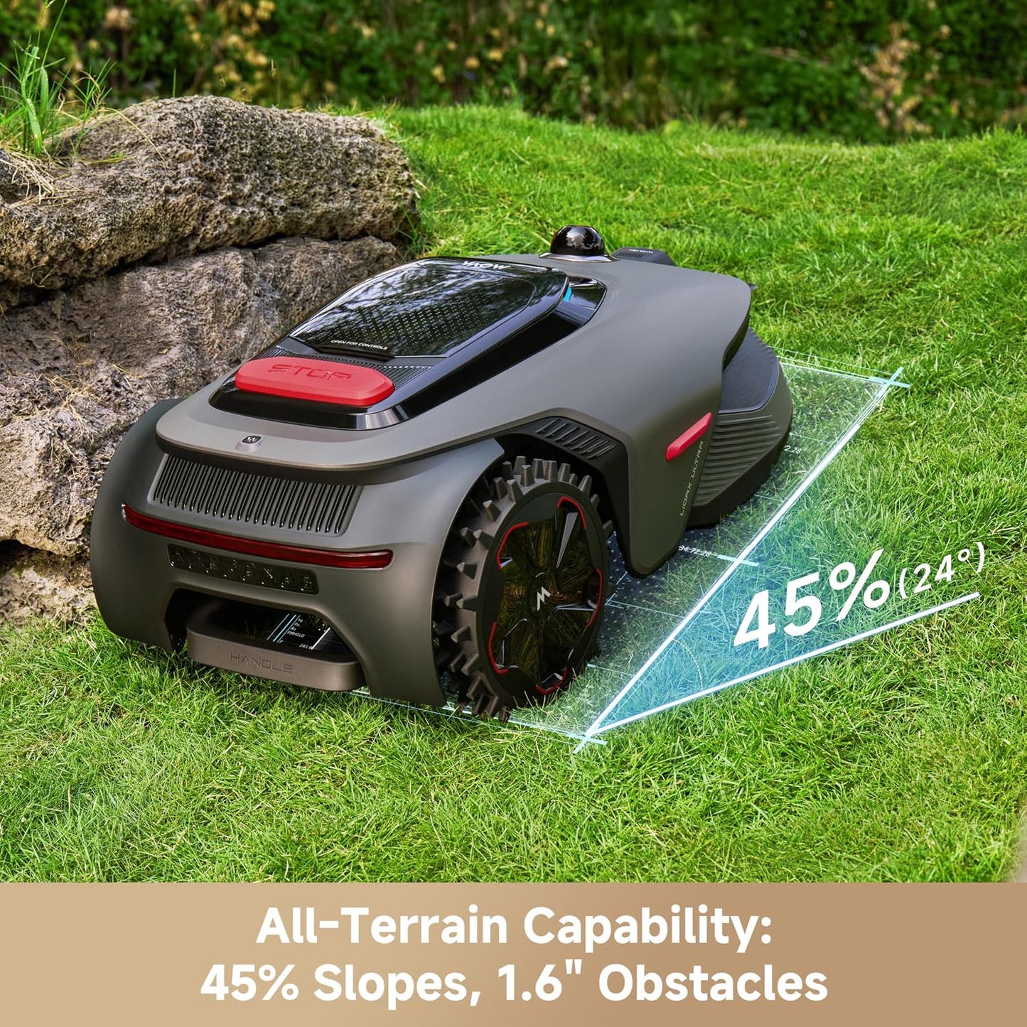 MOVA LiDAX Ultra 1000 Robot Lawn Mower with Garage