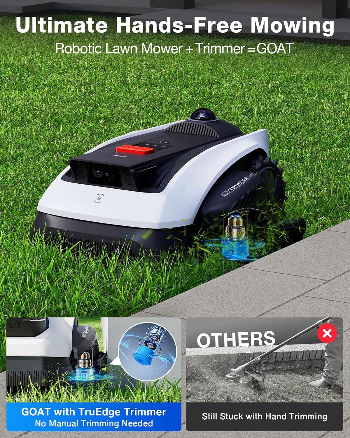 ECOVACS GOAT O1000 LiDAR PRO Robot Lawn Mower