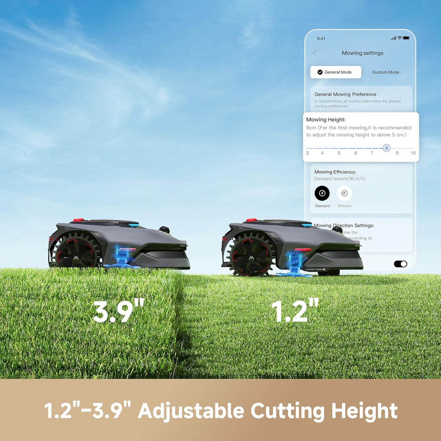 MOVA LiDAX Ultra 1000 Robot Lawn Mower with Garage
