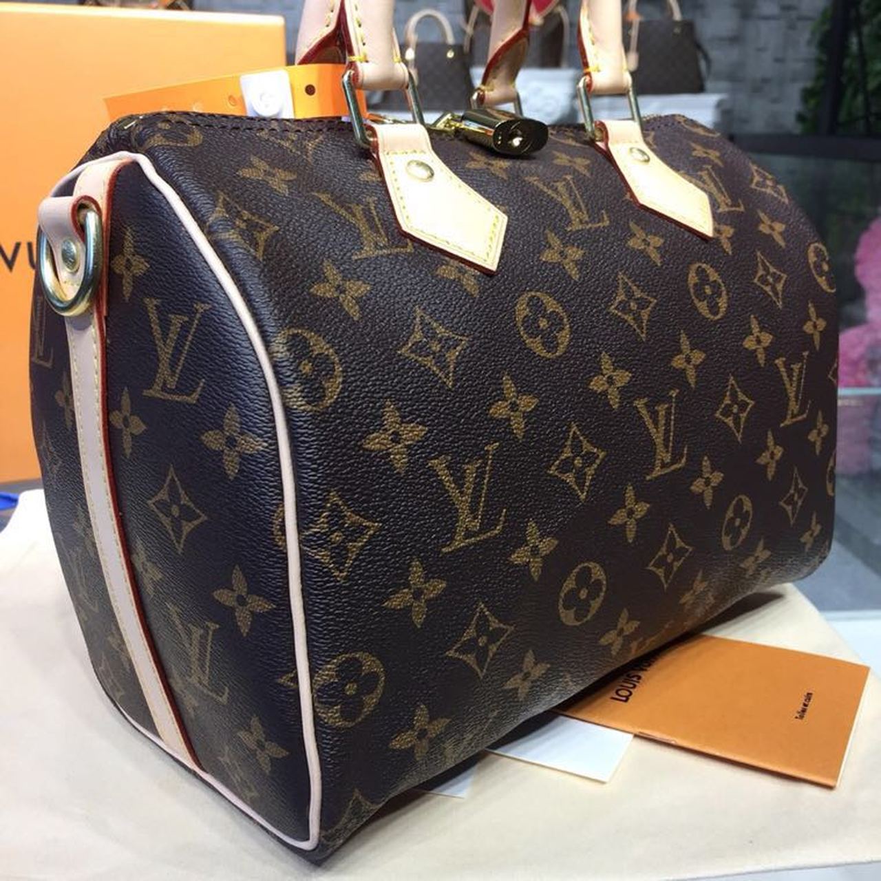Louis Vuitton Speedy Bag 25cm Monogram Canvas Spring/Summer Collection M41109, Brown