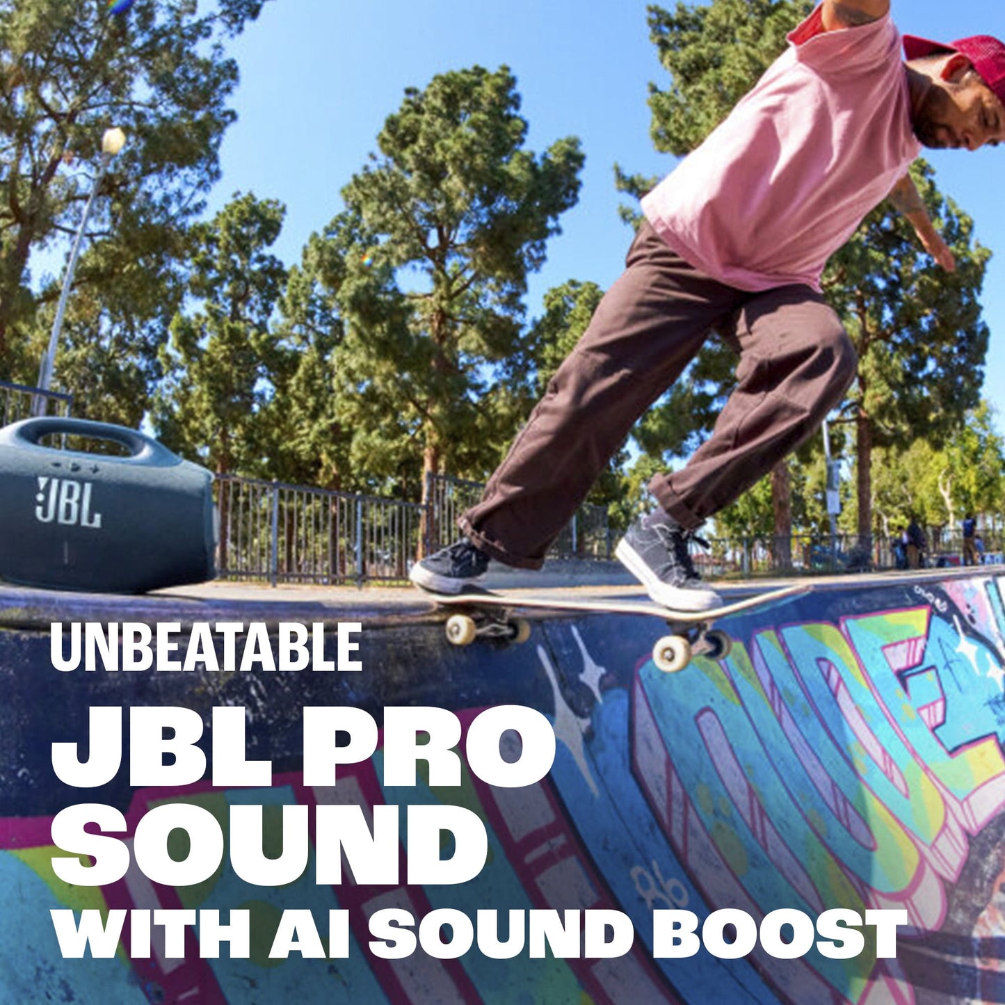 JBL Boombox 4 - Most powerful JBL portable waterproof speaker with massive JBL Pro Sound - Black
