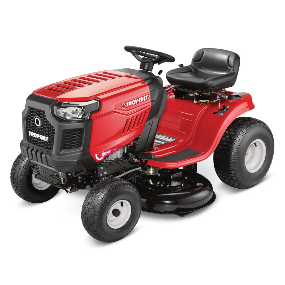 Troy-Bilt Pony 42 Riding Lawn Mower | 547cc Troy-Bilt Engine | 42" Side-Discharge | 7-Speed Shift On The Go Transmission