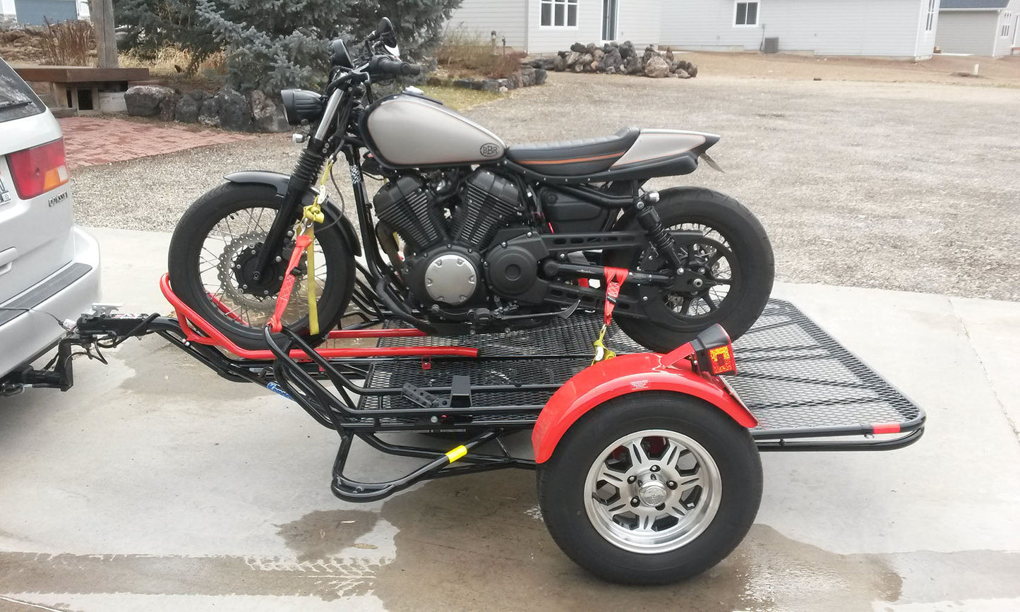 Stand-Up  Dirt Bike Trailer, Sport Bike & Scooter Trailer - USED