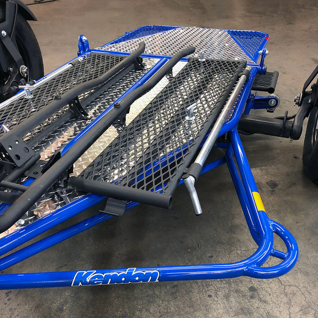 Single Ride-Up SRL Stand-Up Motorcycle Trailer