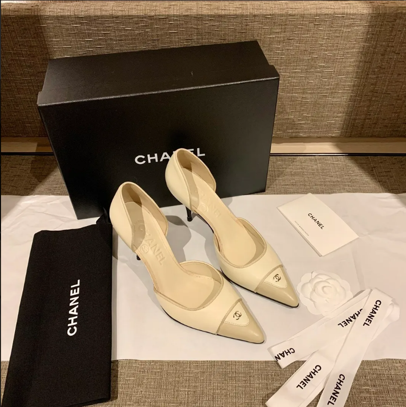 Chanel Women’s Pumps 2021 Cream