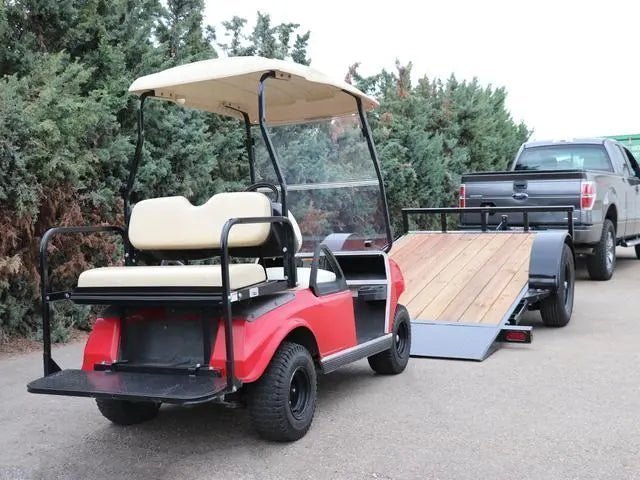 6×10 Single Axle Utility Trailer – Wood Floor &amp; LED Lights