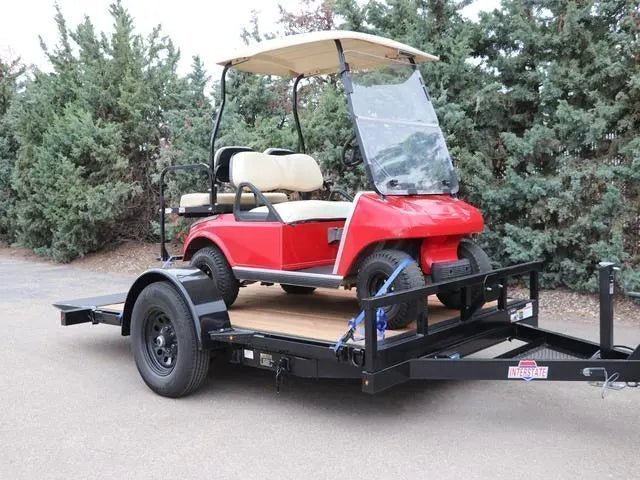 6×10 Single Axle Utility Trailer – Wood Floor &amp; LED Lights