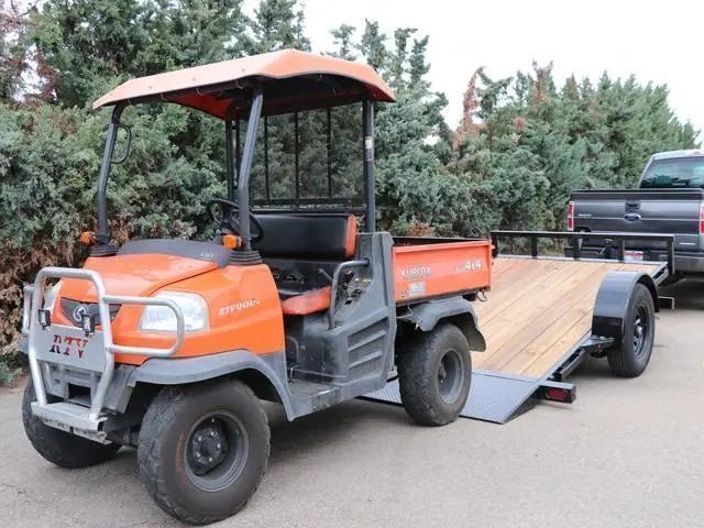 6×10 Single Axle Utility Trailer – Wood Floor &amp; LED Lights