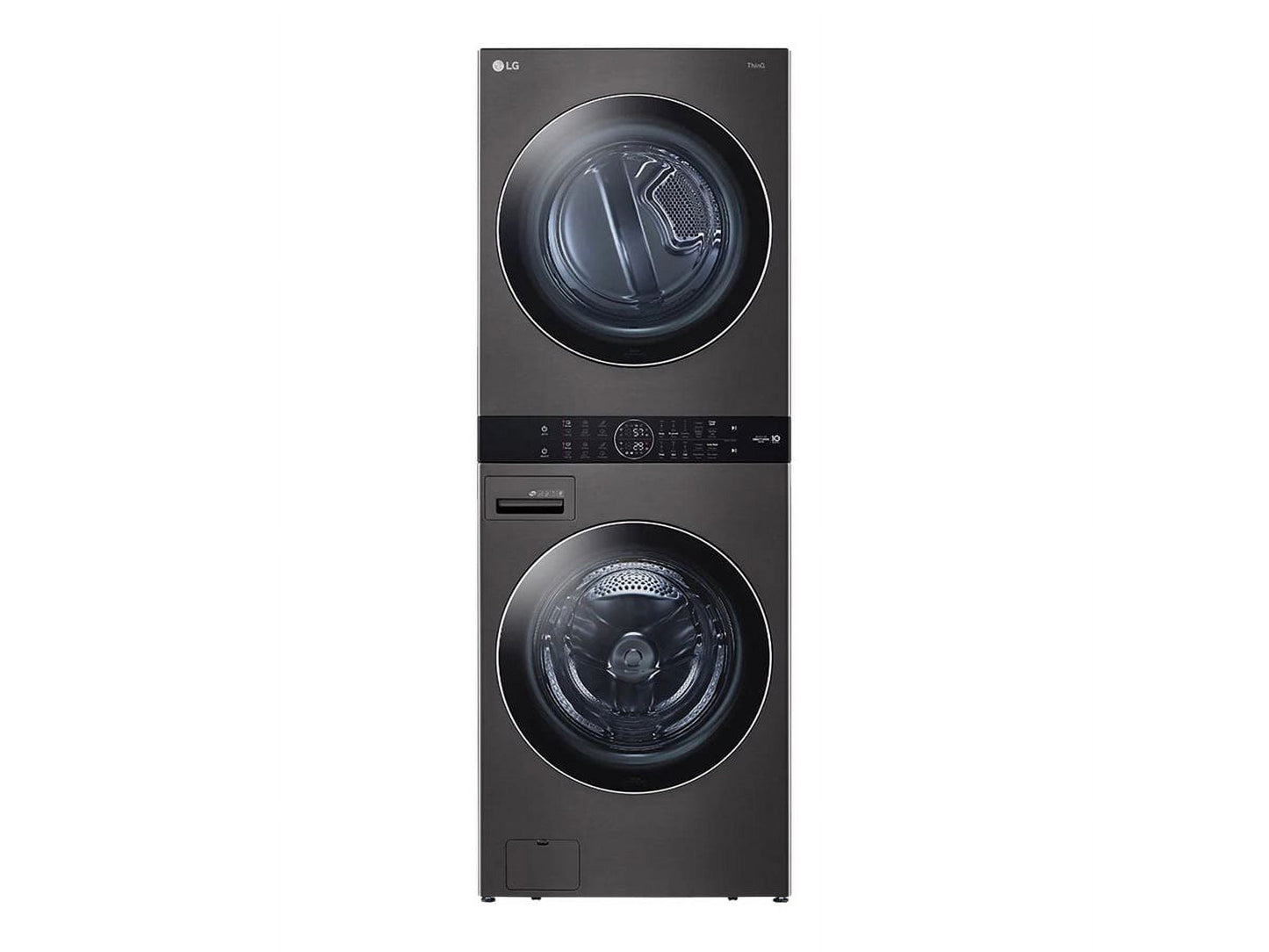 LG WashTower™ 4.5 cu ft High-Efficiency Front Load Washer & 7.4 cu ft Gas Dryer Set, White