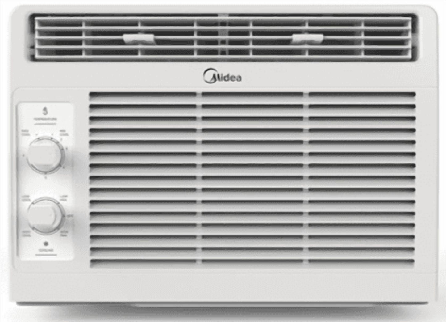 Midea 5,000 BTU Mechanical Window Air Conditioner, Covers up to 150 Sq ft, Easy Installation, MAW05M1WWT, White, New