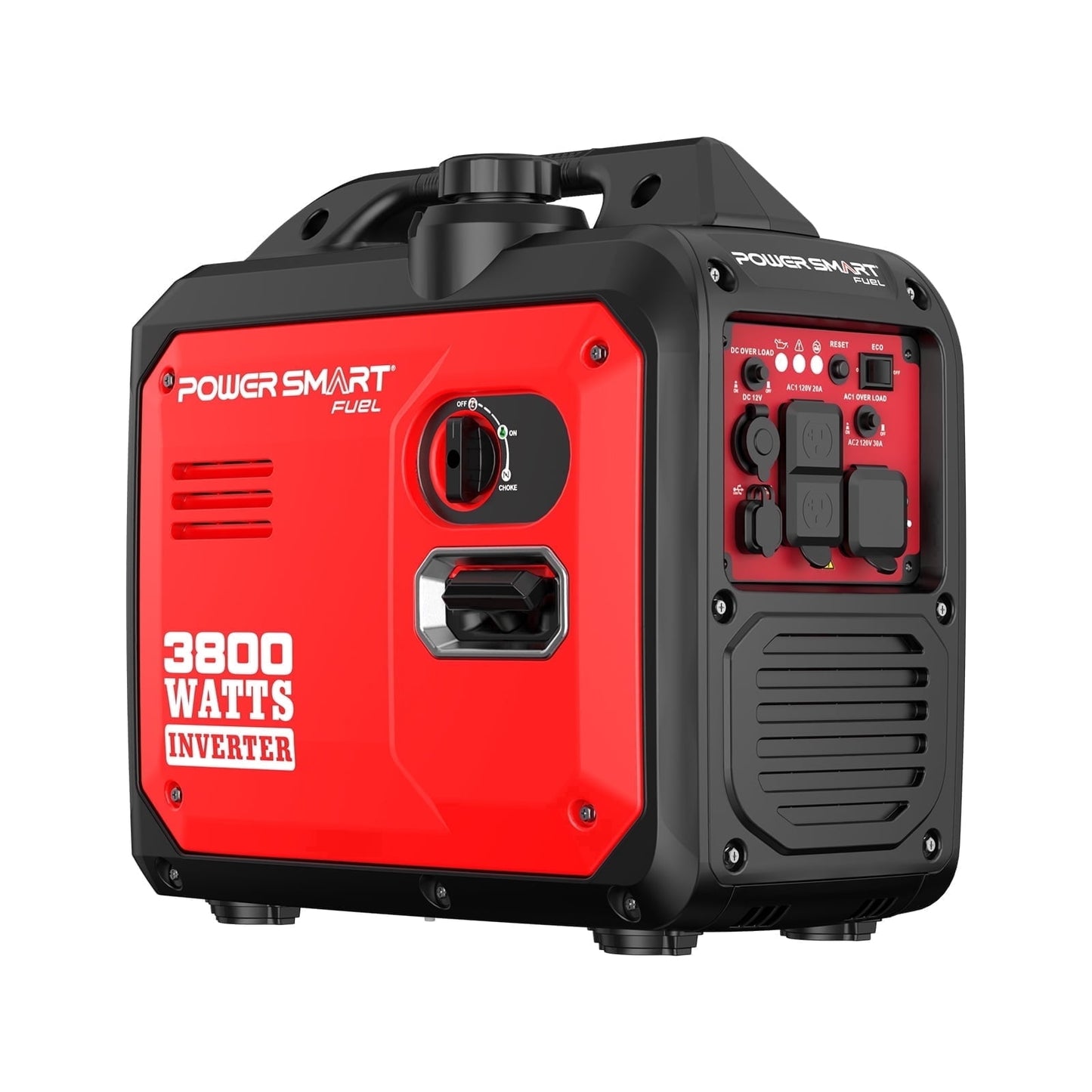 PowerSmart 3800-Watt Portable Inverter Generator, Super Quiet 59dB Gas Powered Engine (143cc)