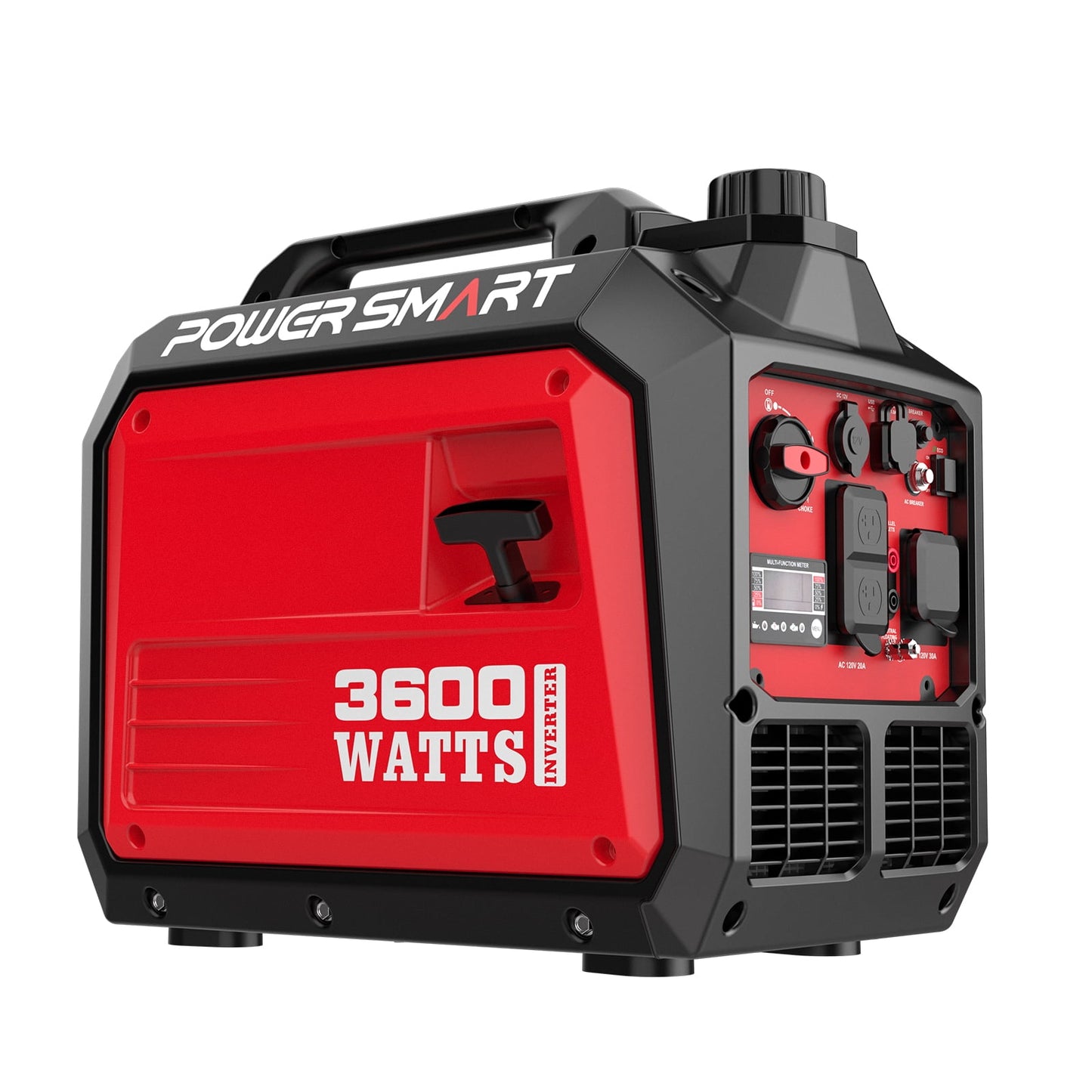 PowerSmart Portable Powered 3600W,Usb Output, Low Noise Quiet for Home Gas Inverter Generator EPA Compliant